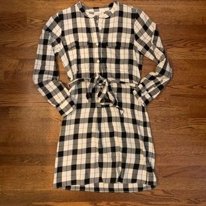 Gap plaid shirt dress